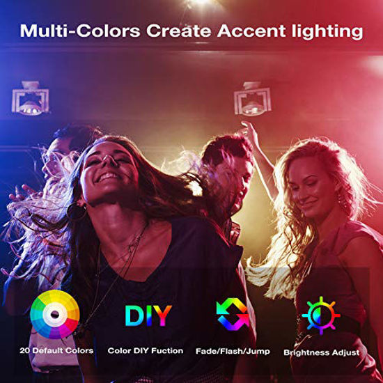 GetUSCart Volivo Led Strip Lights for Bedroom 25ft, Flexible RGB Led Lights for Bedroom Color