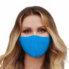 Picture of Washable Face Mask with Adjustable Ear Loops & Nose Wire - 3 Layers, Made in USA (Ocean Blue)