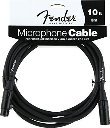 Picture of Fender Performance Series Microphone Cable for pro audio, and live sound