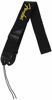 Picture of Fender Black Poly Guitar Strap, Yellow Logo