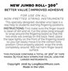 Picture of Jumbo BLUE Color Violin Fingering Tape 300" Inches for Fretboard Note Positions
