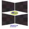 Picture of 48 Pack Acoustic Foam Panel Wedge Studio Soundproofing Wall Tiles 12" X 12" X 1"