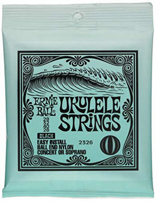 Picture of Ernie Ball Ukulele Strings (P02326),Black