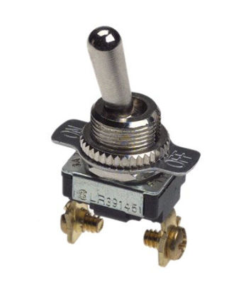 Picture of Gardner Bender GSW-17 Electrical Toggle Switch, SPST, ON-OFF, 6 A/120V AC, Screw Terminal