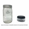 Picture of 153 x 28 mm Clear Perforated Shrink Band for Canisters, Wide Mouth Mason Jars, Plastic Jars and More. [Compatible Diameter Range: 3 1/2 - 3 3/4] - Bundle of 10,000