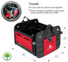 Picture of Trunkcratepro Collapsible Portable Multi Compartments Trunk Organizer, Red