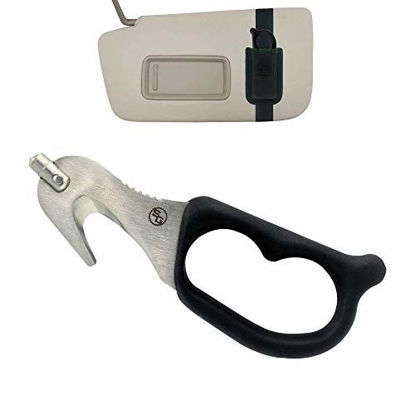 Picture of StatGear SuperVizor XT Auto Escape Tool, Black with sunvisor holder
