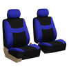 Picture of FH Group FB030BLUEBLACK115 full seat cover (Side Airbag Compatible with Split Bench Blue/Black)