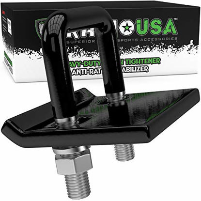 Picture of Rhino USA Hitch Tightener Anti-Rattle Clamp - Heavy Duty Steel Stabilizer for 1.25 and 2 inch Hitches - Protective Anti-Rust Coating Included on All Rhino Products.