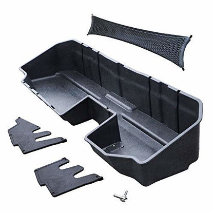Picture of Tyger Auto Underseat Storage Box for 2019-2020 Chevy Silverado/GMC Sierra 1500; 2020 Silverado/Sierra 2500 3500 HD | Double Cab & Crew Cab New Body Style | Not for 2019 LD or Limited | TG-CB5C2278