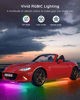 Picture of Govee Exterior Car LED Lights, RGBIC Underglow Car Lights with App and Remote Control, 16 Million Colors, Music Mode, DIY Mode, 10 Scene Modes for SUVs, Trucks