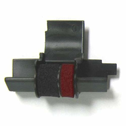 Picture of (6 Pack) COMPUMATIC Compatible/Replacement Calculator Ink Roller Black/Red IR-40T for Casio HR-100TM, Casio HR-150TM, and More