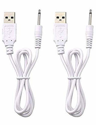 Picture of Replacement DC Charging Cable | USB Charger Cord - 2.5mm (2 Pack)