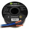 Picture of GearIT Pro Series 14AWG Speaker Wire, 14 Gauge Speaker Wire Cable (100 Feet / 30 Meters) Great Use for Home Theater Speakers and Car Speakers, Transparent Black/Blue