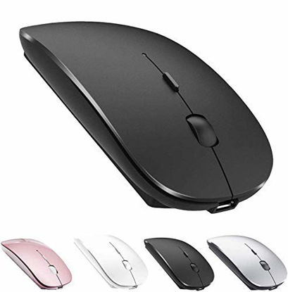 Picture of Bluetooth Mouse Rechargeable Wireless Mouse for MacBook Pro/MacBook Air,Bluetooth Wireless Mouse for iPad/Laptop/PC/Computer