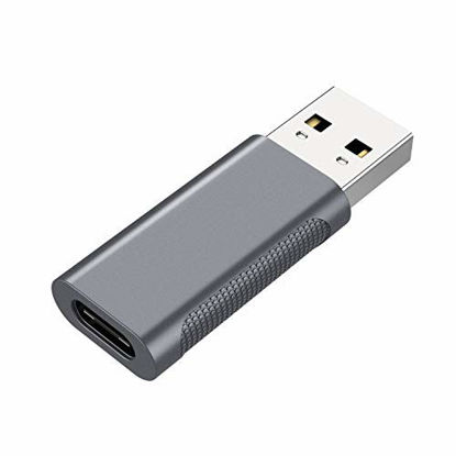 Picture of nonda USB C to USB 3.0 Adapter, USB-C Female to USB 3.0 Male OTG Adapter for iPhone 12 Pro/12 Pro Max, 11 Pro/11 Pro Max, Samsung Galaxy S20/S20+/20+Ultra, MacBook Pro 2017/2015, iPad Pro 2020