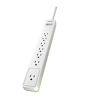 Picture of Power Strip Surge Protector, APC PE76W, 1440 Joule, Flat Plug, 7 Outlet Strip