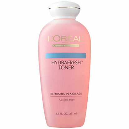 Picture of L'Oréal Paris Skincare HydraFresh Toner, Alcohol Free Toner with Pro-Vitamin B5 for Face, 8.5 fl. oz., Packaging May Vary