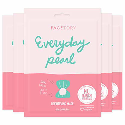 Picture of Everyday Pearl Brightening Mask With No Harsh Chemicals - Strengthening, Balancing, and Brightening (Pack of 5)