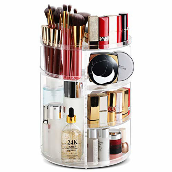 Make up organizer Skincare organizer - Rotating - Acrylic - Bright