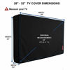 Picture of Outdoor Waterproof and Weatherproof TV Cover for 28 to 32 inches TV