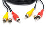 Picture of Padarsey RCA 10FT Audio/Video Composite Cable DVD/VCR/SAT Yellow/White/red connectors 3 Male to 3 Male