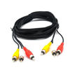 Picture of Padarsey RCA 10FT Audio/Video Composite Cable DVD/VCR/SAT Yellow/White/red connectors 3 Male to 3 Male