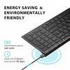 Picture of [2020 Upgraded] iClever BK10 Bluetooth Keyboard, Universal Wireless Keyboard, Rechargeable Bluetooth 5.1 Multi Device Keyboard with Number Pad Full Size Stable Connection for Windows, iOS, Android