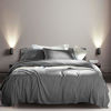 Picture of SONORO KATE Bed Sheet Set Super Soft Microfiber 1800 Thread Count Luxury Egyptian Sheets Fit 18 - 24 Inch Deep Pocket Mattress Wrinkle and Hypoallergenic-6 Piece (Dark Grey, Queen)