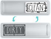 Picture of BabyPop! Newest Design Dishwasher Magnet Clean Dirty Sign Indicator, Trendy Universal Kitchen Dish Washer Refrigerator Magnet, Super Strong Magnet with Stickers for Kitchen Organization and Storage