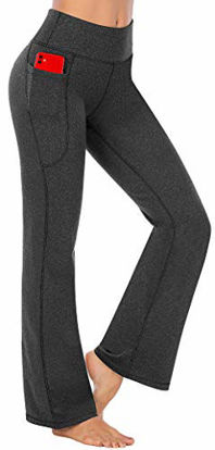 Yoga Pants for Women with Pockets High Waisted Workout Pants for Women  Bootleg Work Pants Dress Pants