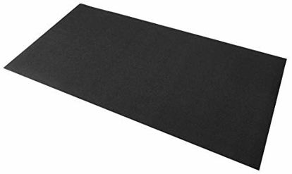 Picture of BalanceFrom Go Fit High Density Treadmill Exercise Bike Equipment Mat (2.5-Feet x 5-Feet) Black