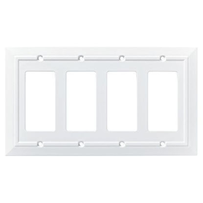 Picture of Franklin Brass W35252-PW-C Classic Architecture Single Switch Wall Plate/Switch Plate/Cover, White