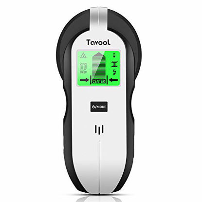 Picture of Stud Finder Sensor Wall Scanner - 4 in 1 Electronic Stud Sensor Beam Finders Wall Detector Center Finding with LCD Display for Wood AC Wire Metal Studs Joist Detection