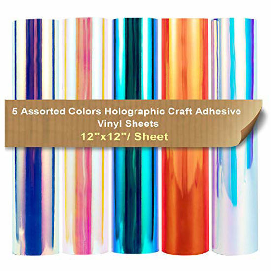 Ultimate pack 100 adhesive vinyl sheets 12X12 assorted colors