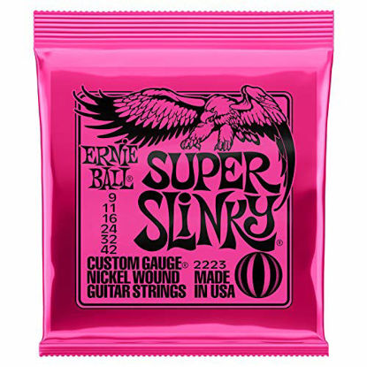 Picture of Ernie Ball 2223-12 Super Slinky Electric Guitar Strings (Box of 12 Sets)