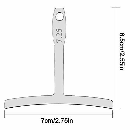 GetUSCart Dreamtop Set of 9 Guitar Radius Gauge Understring Radius