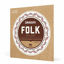 Picture of D'Addario EJ32 Folk Nylon Guitar Strings, Ball End, Silver Wound/Black Nylon Trebles