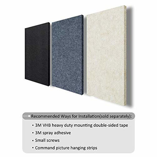 GetUSCart BXI Sound Absorber 16 X 12 X 3/8 Inches 6 Pack High Density Acoustic Absorption