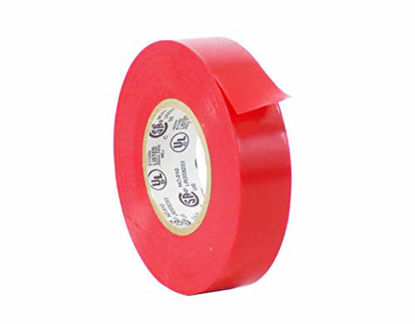 Picture of WOD ETC766 Professional Grade General Purpose Red Electrical Tape UL/CSA listed core. Vinyl Rubber Adhesive Electrical Tape: 3/4inch X 66ft. - Use At No More Than 600V & 176F (Pack of 1)