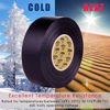 Picture of Black Electrical Tape by LYLTECH,Size : 66 feet x 3/4 inch x 0.07 mil,Pass UL/CSA Certification. Waterproof,Flame Retardant,Strong Adhesive, 600V with 14 to 176(Black)