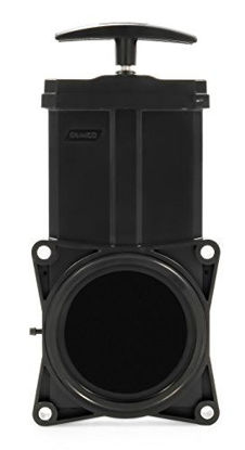 Picture of Camco 39513 3" RV Waste Valve with Plastic Handle- Easily Replace Worn Or Damaged Waste Valves, Includes Gaskets and Installation Hardware