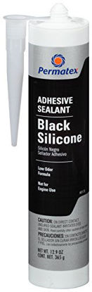 Picture of Permatex 81173 Black Silicone Adhesive Sealant, 12.9 oz