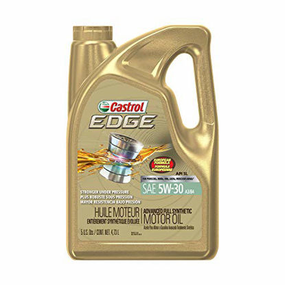 Picture of Castrol 03037 Edge 5W-30 A3/B4 Advanced Full Synthetic Motor Oil, 5 Quart