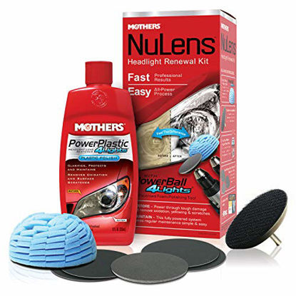 Picture of Mothers 07251-6-6PK NuLens Headlight Renewal Kit, (Pack of 6)
