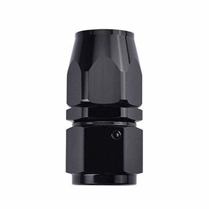 Picture of EVIL ENERGY 10AN Straight Swivel Hose End Fitting for Braided Fuel Line Aluminum Black