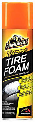 Picture of Armor All Extreme Car Tire Foam Spray Bottle, Cleaner for Cars, Truck, Motorcycle, 18 Oz, 18930