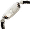 Picture of Anne Klein Women's 109443BKBK Silver-Tone Black Dial and Black Leather Strap Watch