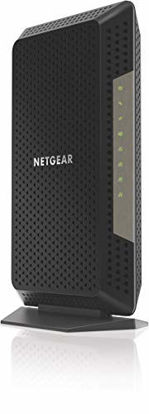 Picture of NETGEAR Nighthawk Cable Modem CM1200 - Compatible with All Cable Providers Including Xfinity by Comcast, Spectrum, Cox | For Cable Plans Up to 2 Gigabits | 4 x 1G Ethernet Ports | DOCSIS 3.1, Black