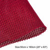 Picture of uxcell Red Speaker Mesh Grill Cloth (not Cane Webbing) Stereo Box Fabric Dustproof Audio Cloth 50cm x 160cm 20 inches x 63 inches